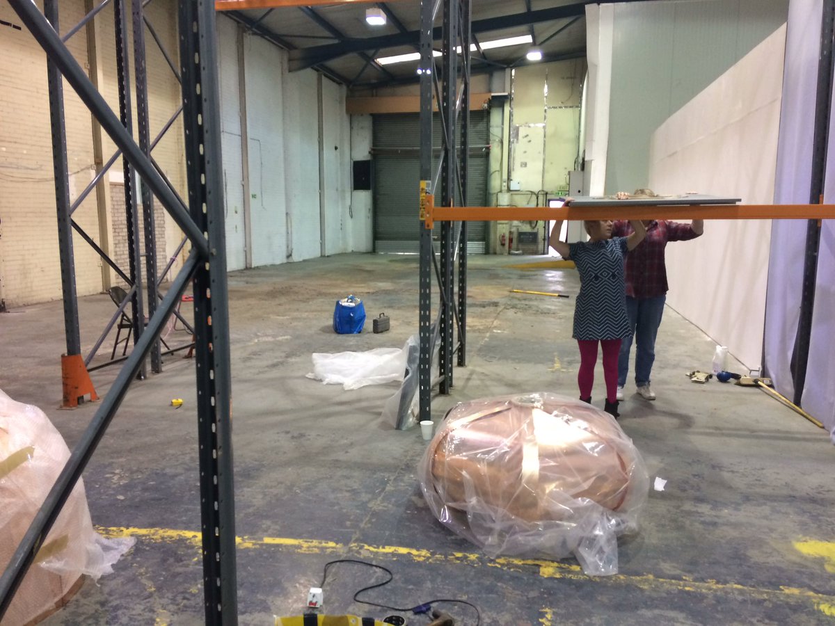 molly_clements's tweet photo. @CausticCoastal setting up for @ClementsJo exhibition https://t.co/WMAzjgP4nK