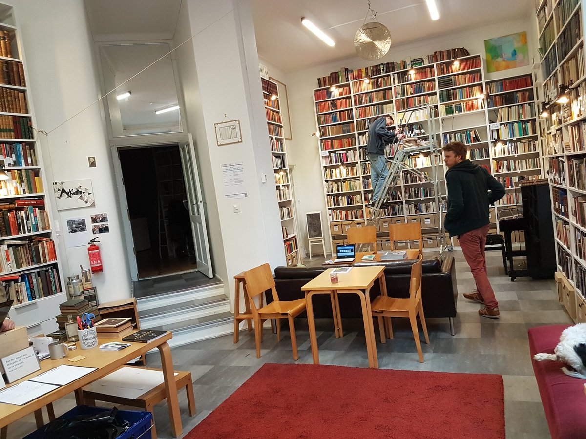 erlendloe's tweet photo. For the record: Arkadia International Bookshop in Helsinki is one of the finest 2nd hand bookshops I have ever seen. https://t.co/Gr1M1D8KJc
