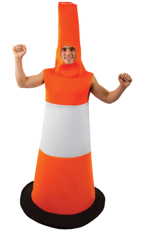 Win a road cone costume for Halloween! 