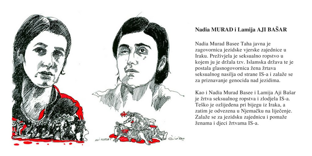 🏆 Dobitnice nagrade #Saharov 2016 su <a href="/NadiaMuradBasee/">Nadia Murad</a> i Lamiya Aji Bashar, bivše zatvorenice ISIL-a. 🏆 Congratulations!  👏💐