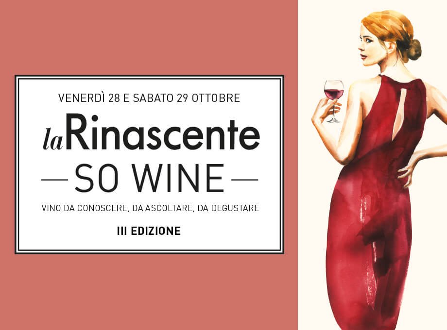Rinascente's tweet photo. Inizia #SoWine! Ti aspettiamo domani e Sabato h12-20 #laRinascente #Milano #RomaP.Fiume #Firenze #Cagliari #Monza https://t.co/Bj84irJWbl https://t.co/Pd4ohK0wUm