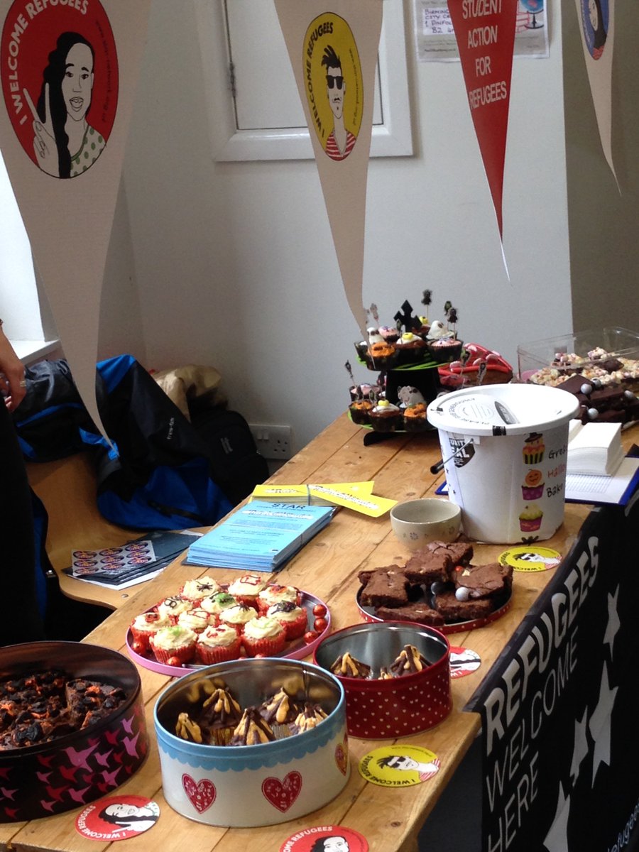 Support Student Action for Refugee's work with refugees by buying a tasty, Halloween themed cake! <a href="/STARnational/">STAR | Student Action for Refugees</a> 11-3pm <a href="/GuildofStudents/">Guild of Students</a>