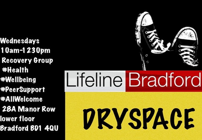 LifelineBradfrd's tweet photo. In #recovery? Looking for #peersupport? Join us every Wed 10am-12.30pm #alcoholfree #DrySpace https://t.co/fUzFAf1tBN