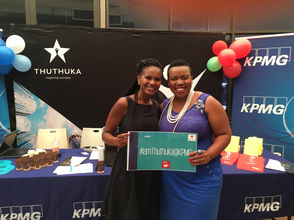 karin_iten's tweet photo. Whoo-hooo Zinhle from @KPMG_SA just did her part for Thuthuka. Thank you Zinhle. #IAmThuthuka @saica_ca_sa https://t.co/IO9Bzn7Hed