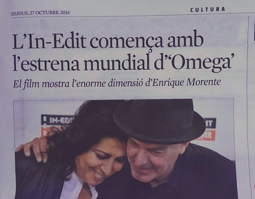 kidsandfilms's tweet photo. Avui comença @ineditbeefeater #Omega: trio d'asos #FedericoLorca, #LeonardCohen #EnriqueMorente i #LagartijaNick #impacients https://t.co/F6fL1VRwD9