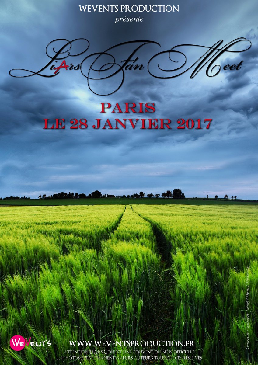 LiArsFanMeet's tweet photo. Avis aux  #PLL fans notre prochain évènement un Fan Meet #LiArsFanMeet le 28 janvier 2017 ;) #MeetALiars https://t.co/SktpMdBhX8