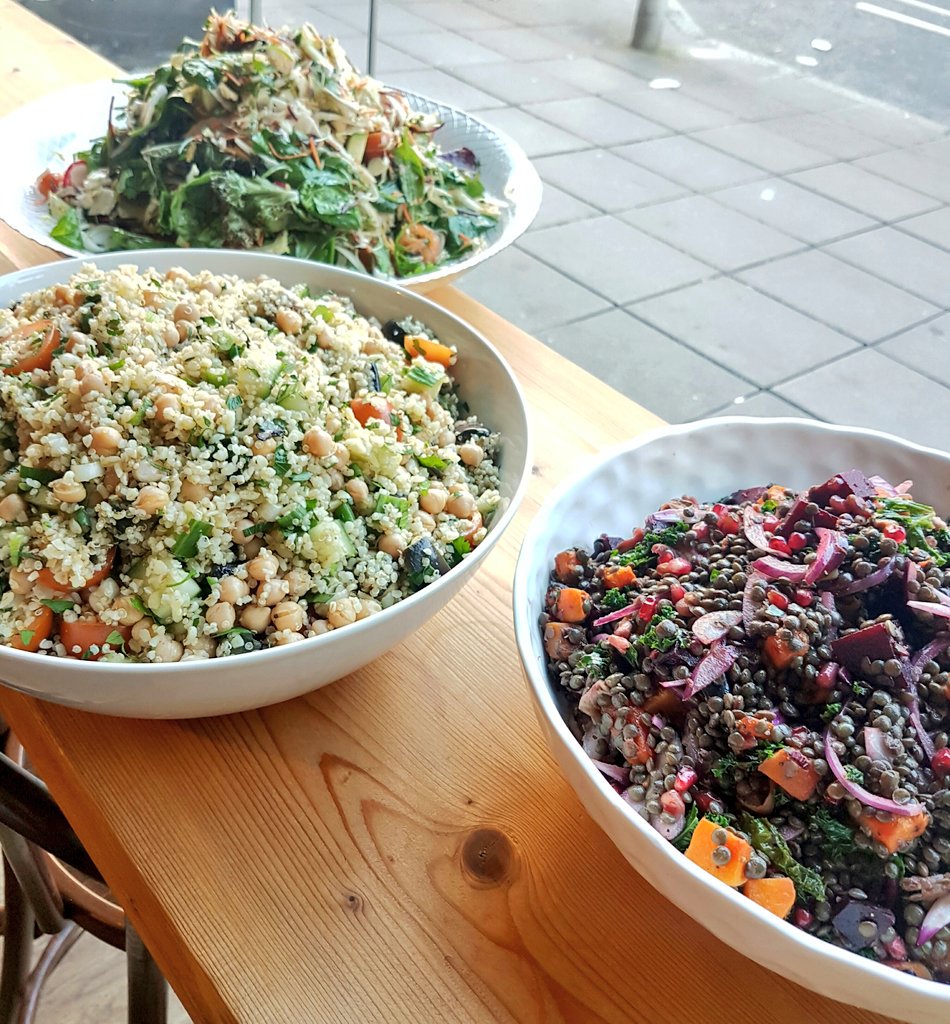 homepopup's tweet photo. The Deli is now offering brand new tasty salads! Gluten free &amp; Vegan options!! Either sit in with us or takeaway! #FeelGoodFood https://t.co/HAjCwy0D2O