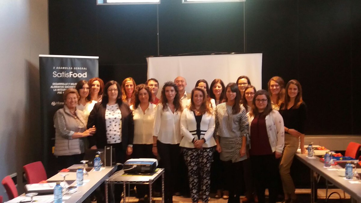 Matarromera's tweet photo. Estamos en Alcoy en la tercera Asamblea del proyecto #Satisfood que estudia el desarrollo de alimentos saciantes. https://t.co/k1lLoi92Pa