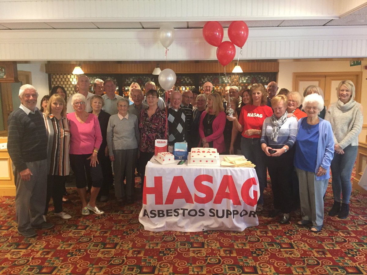 Congratulations to @Team_Hasag celebrating 10 years supporting patients across the South East with #mesothelioma #asbestos illness