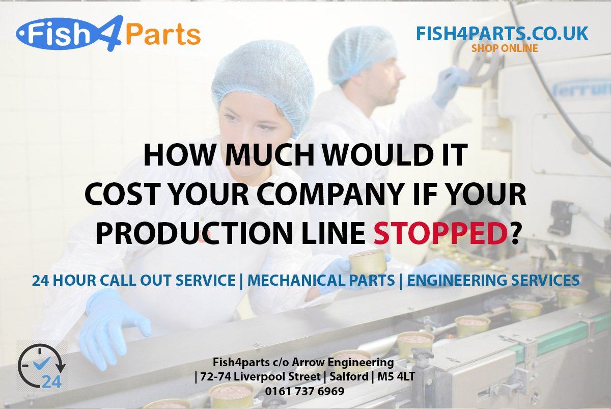 Fish4Parts_UK's tweet photo. Don't leave it until its too late! Contact @arrowengineer to discuss their breakdown services #productionline #breakdown #industrialbreak https://t.co/fLmcsmy0eg