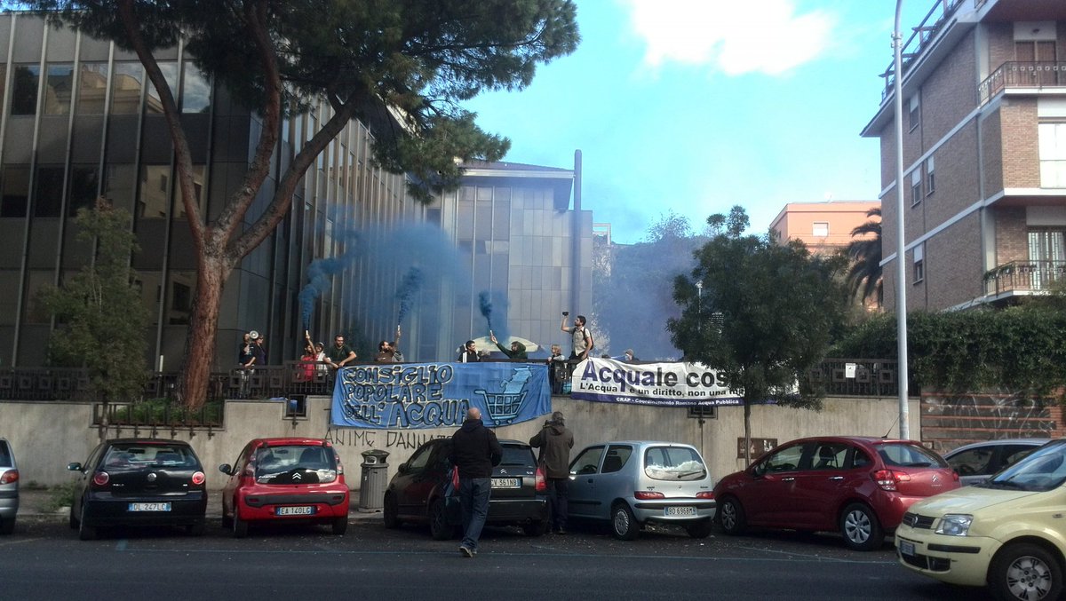 #Acea Spa possiede palazzi vuoti per speculazione oggi si occupa per la ripubblicizzazione