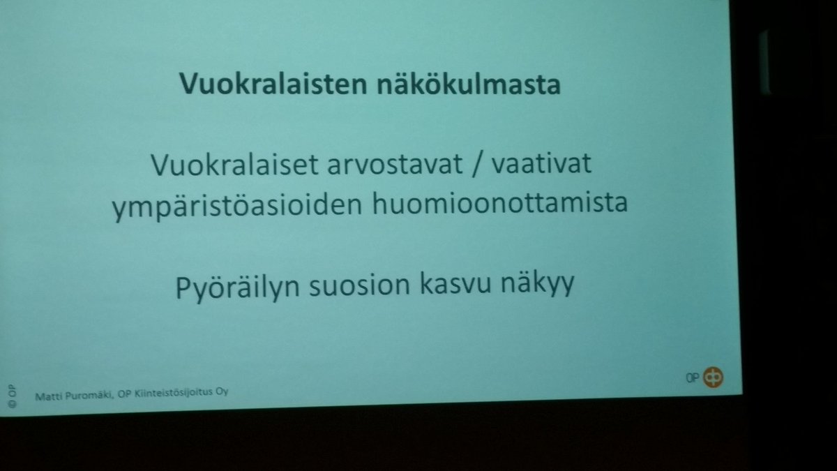 Kiinteistösijoittajalla ei ole varaa olla huomioimatta ympäristöasioita #OP-kiinteistösijoitus #greenoffice #verkostotapaaminen #kiinteistö