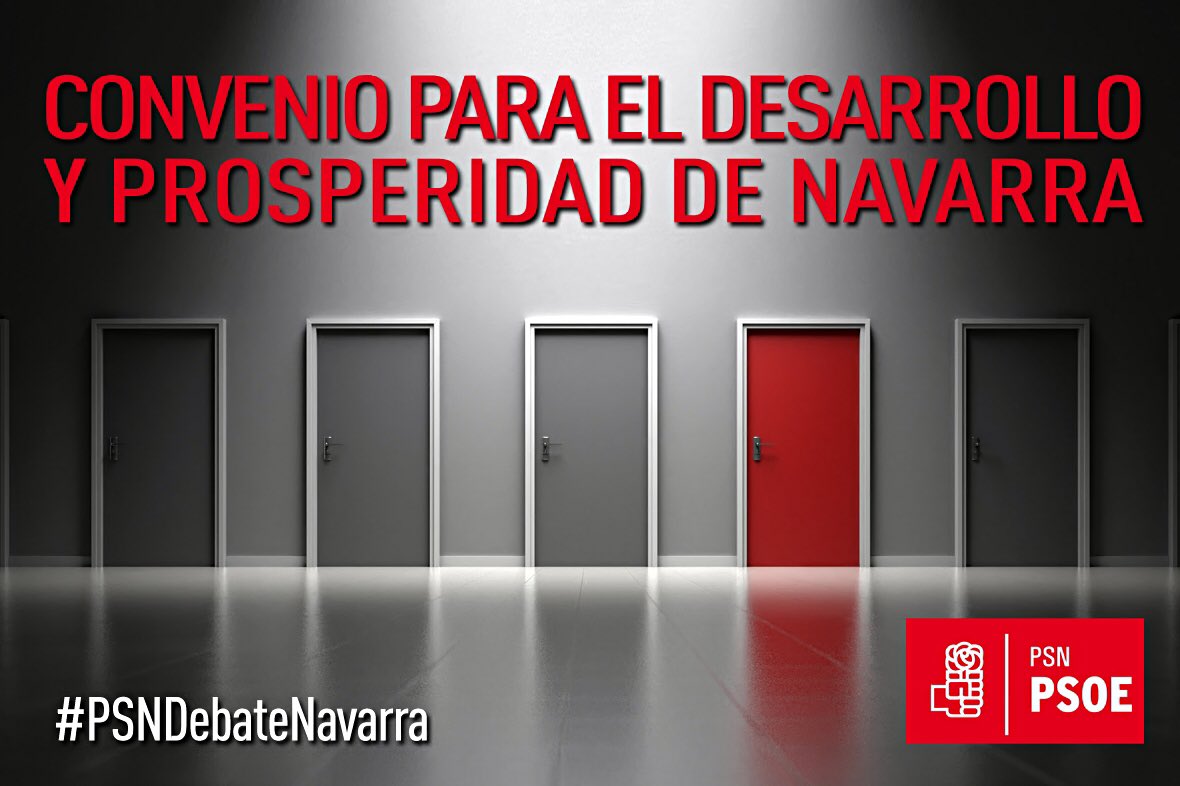 Defenderemos buscar un acuerdo unánime para defender ante el Estado el Convenio Económico de Navarra #PSNDebateNavarra