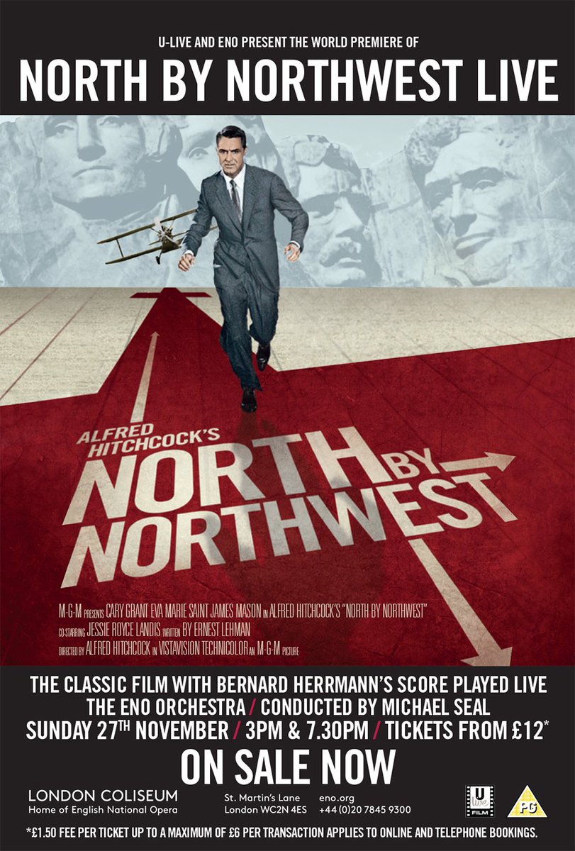 empiremagazine's tweet image. Fancy seeing the great North By Northwest (+ live orchestra) on 27 Nov? We've got 5 pairs of tickets. RT w/ #EmpireNxNW for a chance to win.