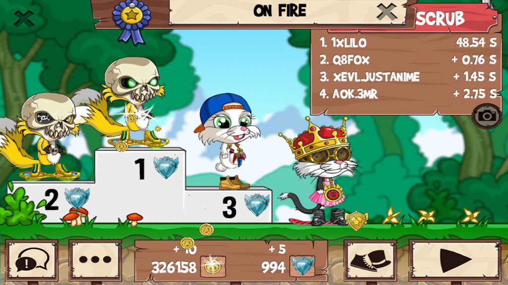 Mrs_Never0Wrong's tweet photo. I just beat a golden fox! #funrun2 #Q8FoX #justanime #3MR https://t.co/iQAS8gohcP