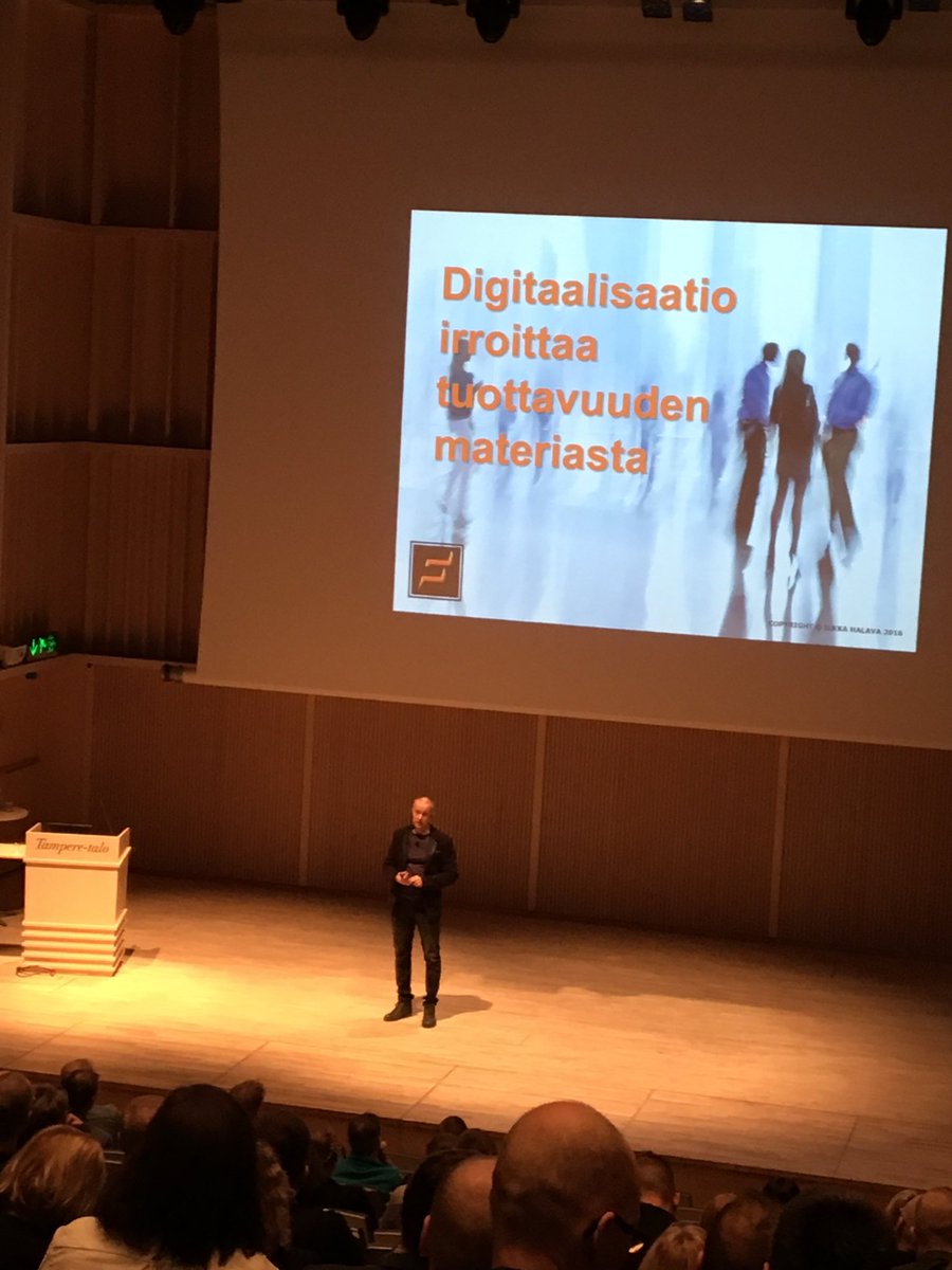 akikorhonen's tweet photo. #digitalisaatio irroittaa tuottavuuden massasta @IlkkaHalava #alsoexpo2016 #digitalist https://t.co/4X8CLHK7eA