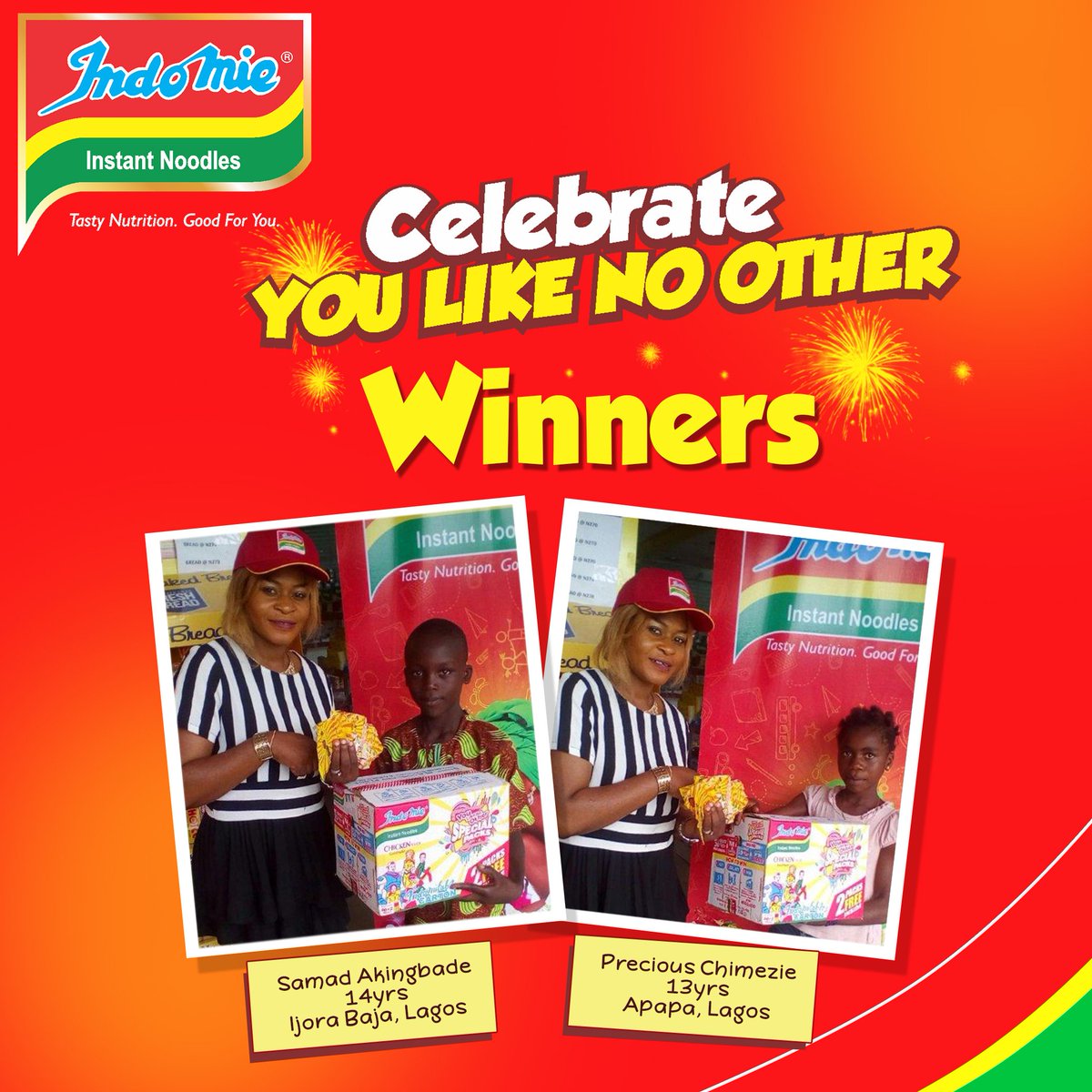 IndomieNigeria's tweet photo. Wins! In The #YLNO Promo,Submit Up2 20 Uniquely Different Caricatures 2Redeem ur Instant Carton of Indomie or 50 2Get N100,000 Cash Prize. https://t.co/K4R4zjMPCo