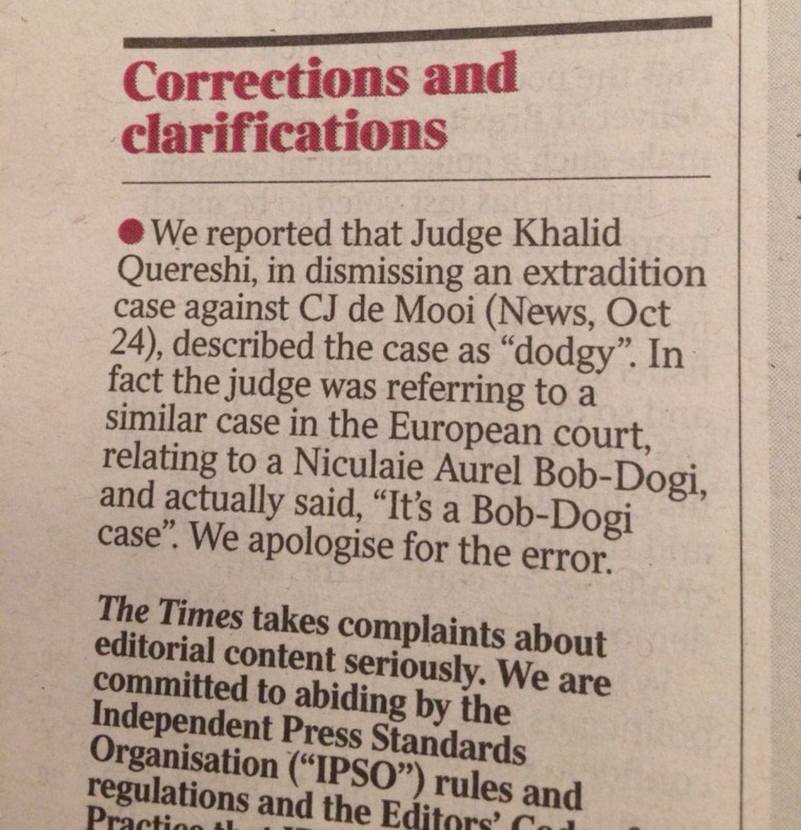 chilternlaw2013's tweet image. Dodgy correction #clarifications #extradition