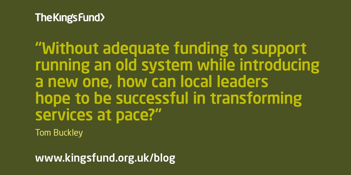 Two years on from the Forward View, is there hope for sustainability and transformation in the NHS? kingsfund.org.uk/blog/2016/10/f…
