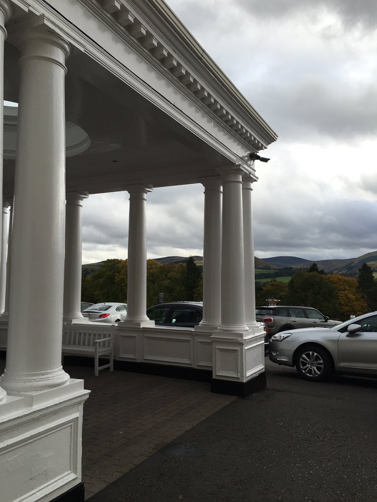 FraserHOS's tweet photo. Fascinating first session #RIHAF 2016 conference. & stunning drive here to Peebles @HousingOpsScot https://t.co/zdG9ltXyyM
