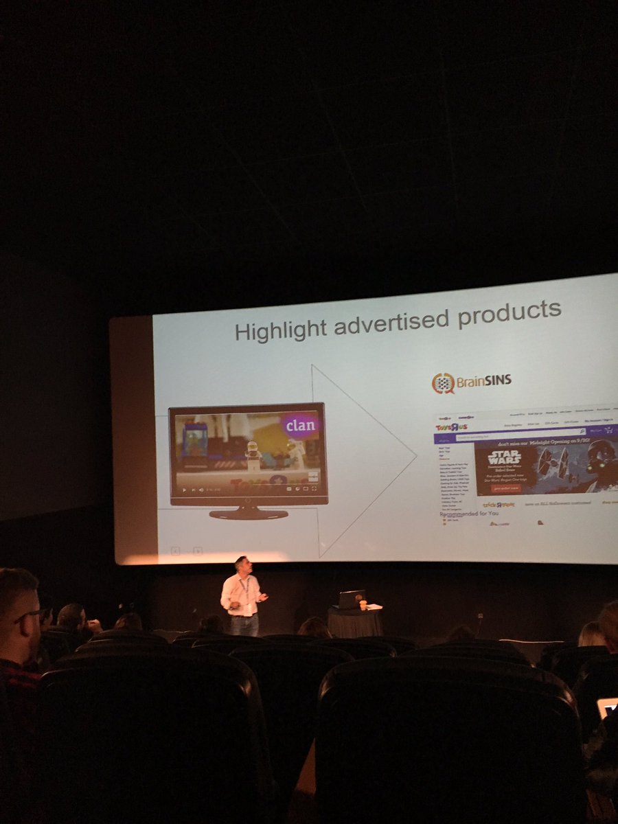 LostNurse's tweet photo. Qt #GWC16 listening to @marcllado talk about TV ads :))) https://t.co/dmddabF8NL