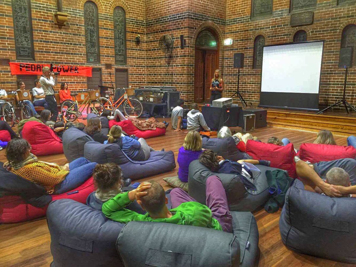 AlexaTowersey's tweet photo. Great night presenting for @thelivincharity at the @MosmanCouncil pedal powered screening of Project Wild Thing #itaintweaktospeak 🚴‍♀️📽🔝 https://t.co/m3kSkveWx3