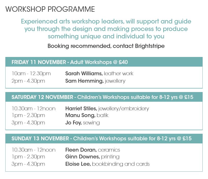 Book #HfdContemporary creative workshops now,Adult sessions Fri 11 Nov &amp; Children's Sat 12 &amp; Sun 13 <a href="/HfdLeftBank/">Left Bank Village</a> ow.ly/a58Z305xRC8