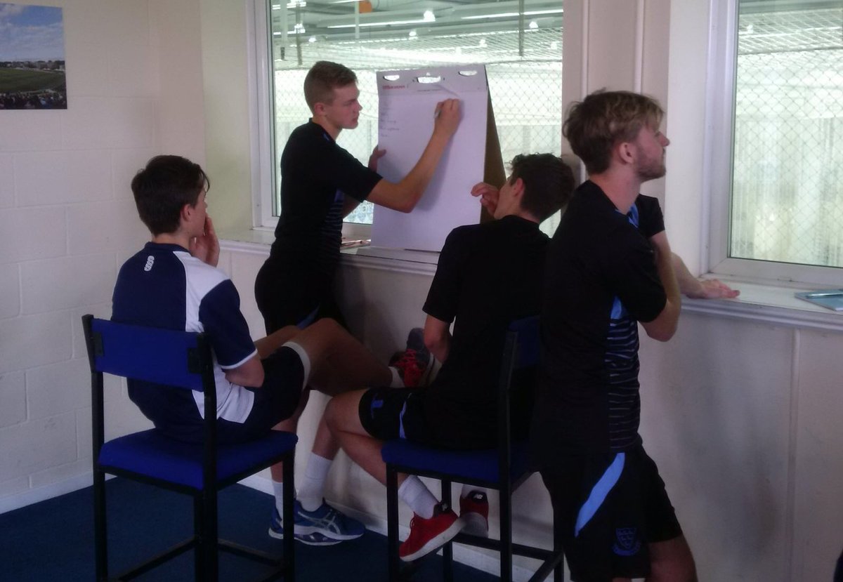Busy time of year for thinking about Personal Development. The <a href="/SussexCCC/">Sussex Cricket</a> Academy currently in a communications skills workshop. 🗣