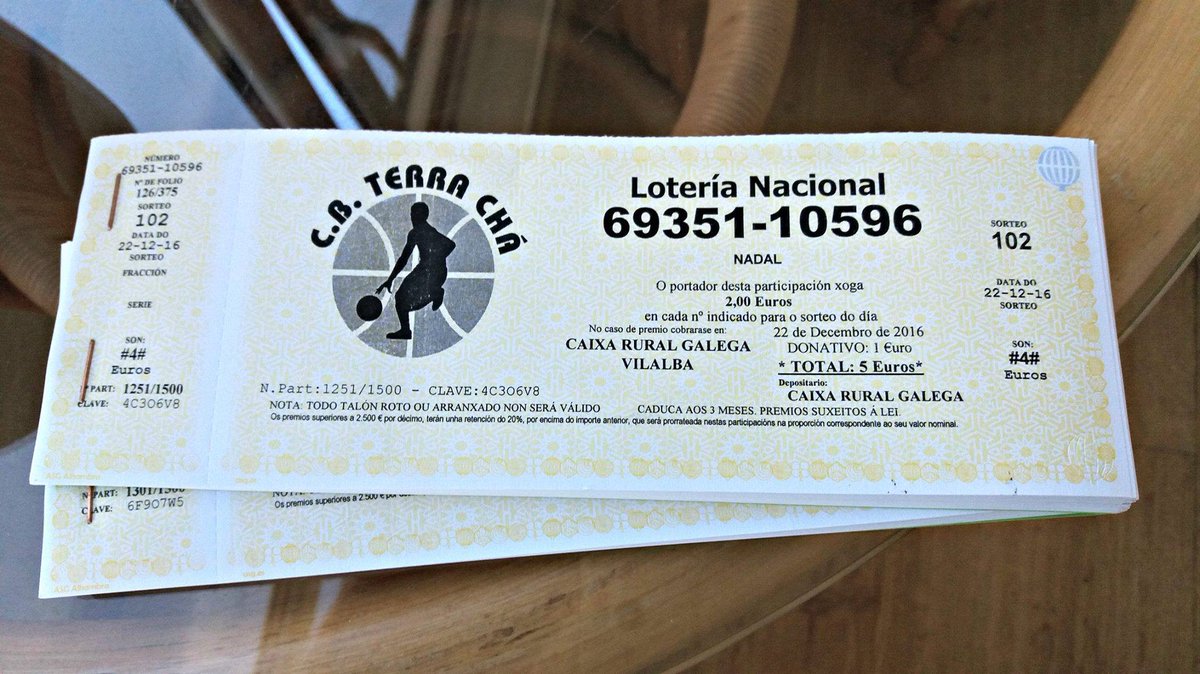 cbterracha's tweet photo. ¿Aínda non tes a túa participación do @cbterracha para a lotería de Nadal? Escribídenos! "Puntos de recollida" en Vilalba, Lugo e Rábade! 🙂 https://t.co/T3Z7neaa4d