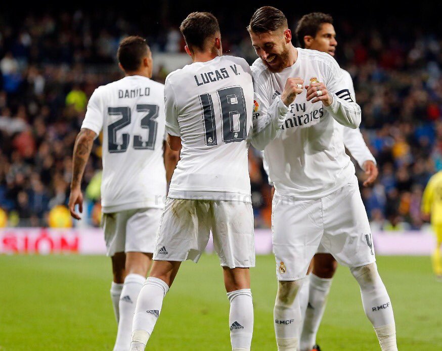 SergioRamos's tweet photo. Enhorabuena, amigo. Por entrega, calidad y buena gente, te lo mereces. Y por más penaltis como el de Milán. Congratulations @LucasVazquez91 https://t.co/dUm1FSBCpr