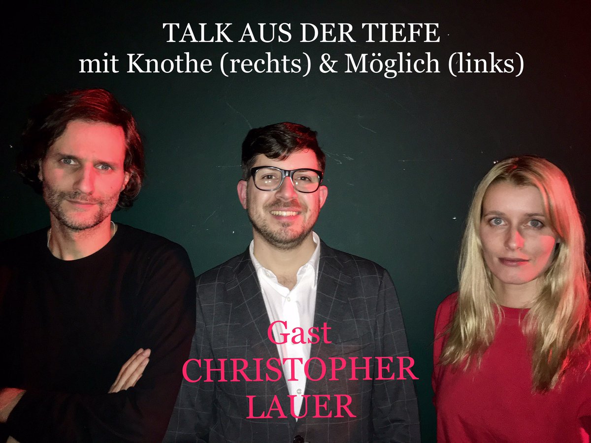 ManuelMoeglich's tweet photo. Ende Nov #TalkausderTiefe 02, bald mehr Infos. Danke @Schmidtlepp &amp; @dieKnothe 

#BaumhausBarBerlin #tadt #ChristopherLauer #Lauer #SPD https://t.co/Ewwl9r7lbp