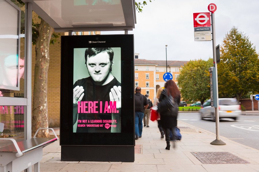 BMO_UK's tweet photo. Proud to support @mencap_charity's #HereIAM with #DOOH nationwide: https://t.co/gCCkuH8aDh https://t.co/84F2np89IV