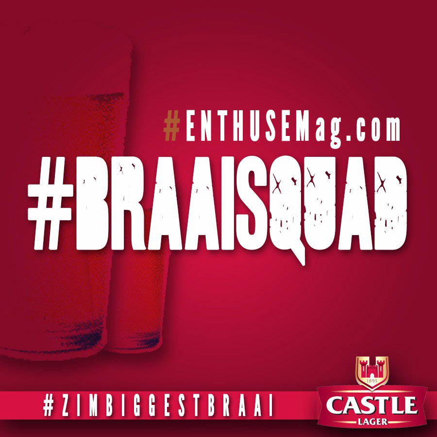 enthusemag's tweet photo. Hello Tweeps
Using the hashtag #BraaiSquad , Tag your ultimate braai squad for the Castle Lager #ZimBiggestBraai https://t.co/eSyWvG7KaT