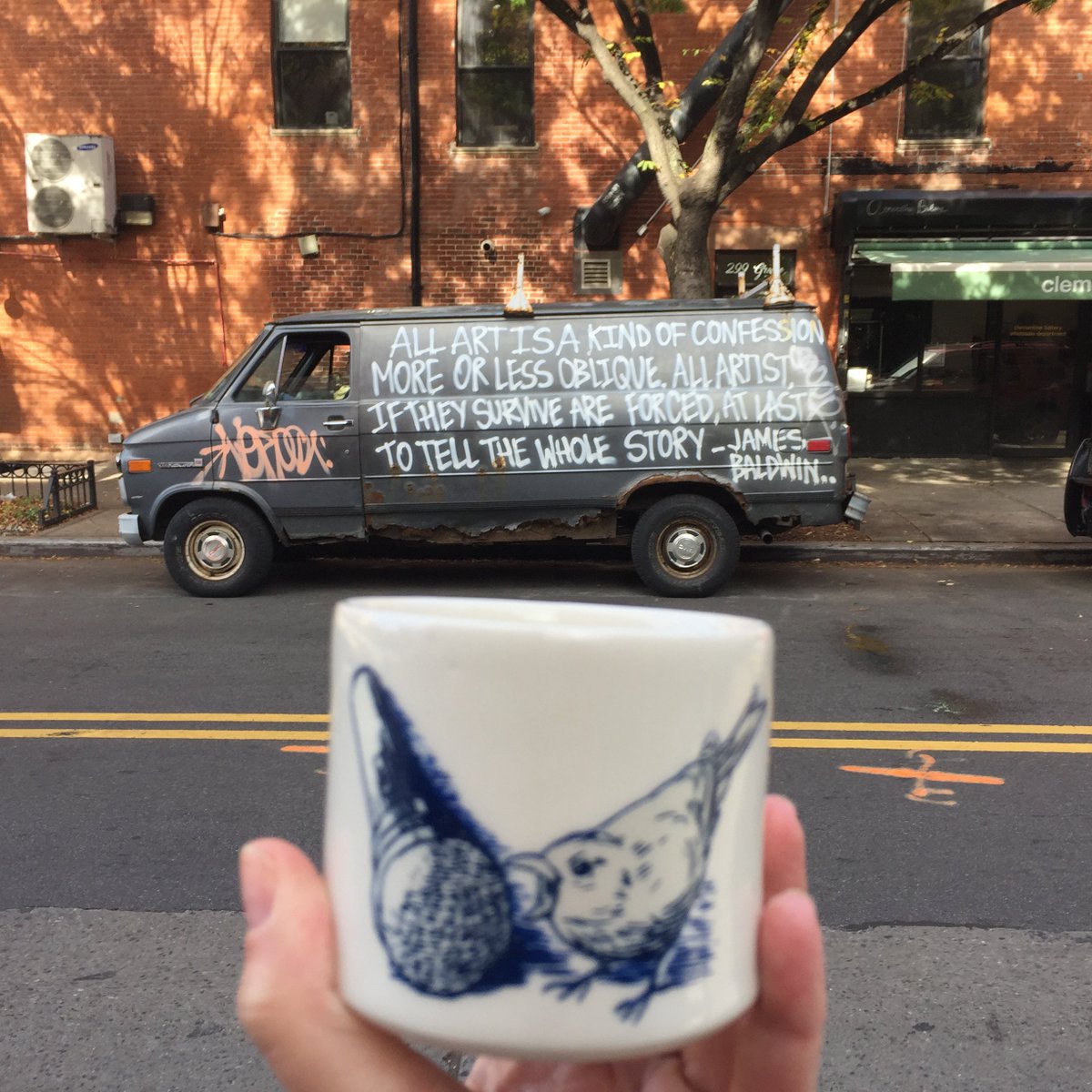Repost from <a href="/donnabelej/">donnabele Jimenez</a> in Brooklyn of our Microbird cup. #berniesanders #bernie2016 <a href="/peopleforbernie/">People for Bernie</a> @minoritiesforbernie <a href="/berniesanders/">Bernie Sanders</a>