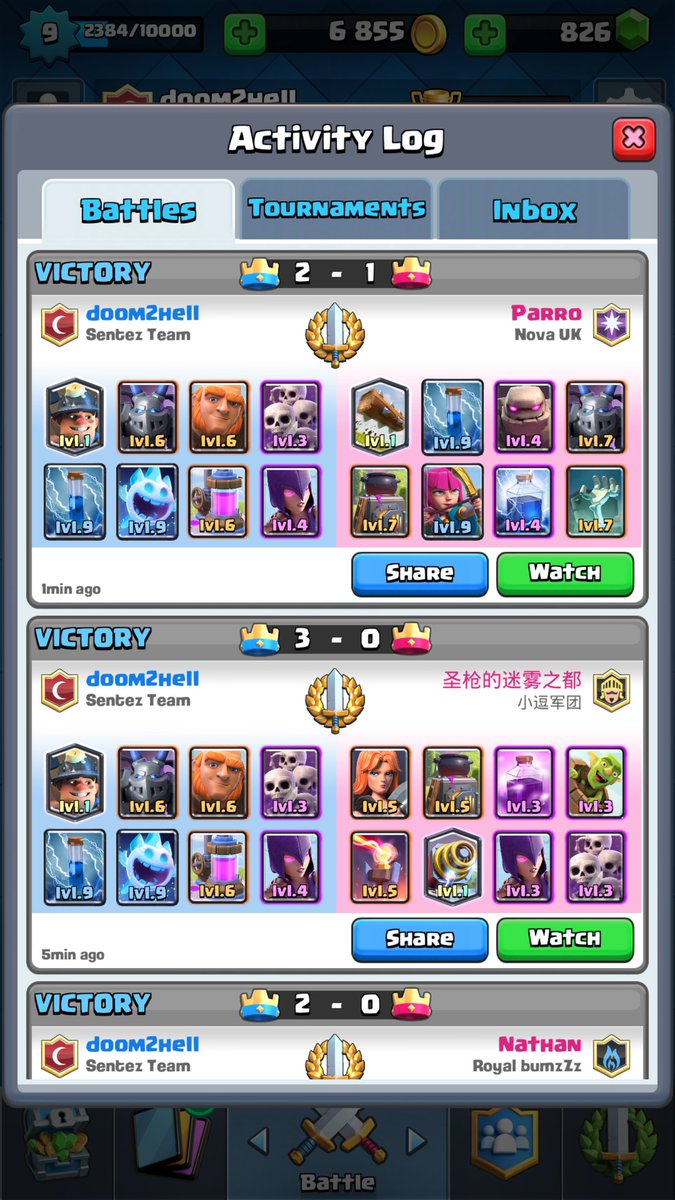 Doom2hell's tweet photo. @MOLT_YT  when I beat a member of nova as a level 9 and my deck wasn't max #winnumber5 https://t.co/SLiPx3MCSW