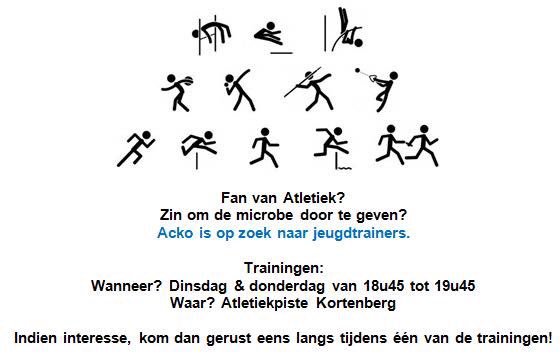ACKOrtenberg's tweet photo. ACKO zoekt trainers https://t.co/6gA6T09agG