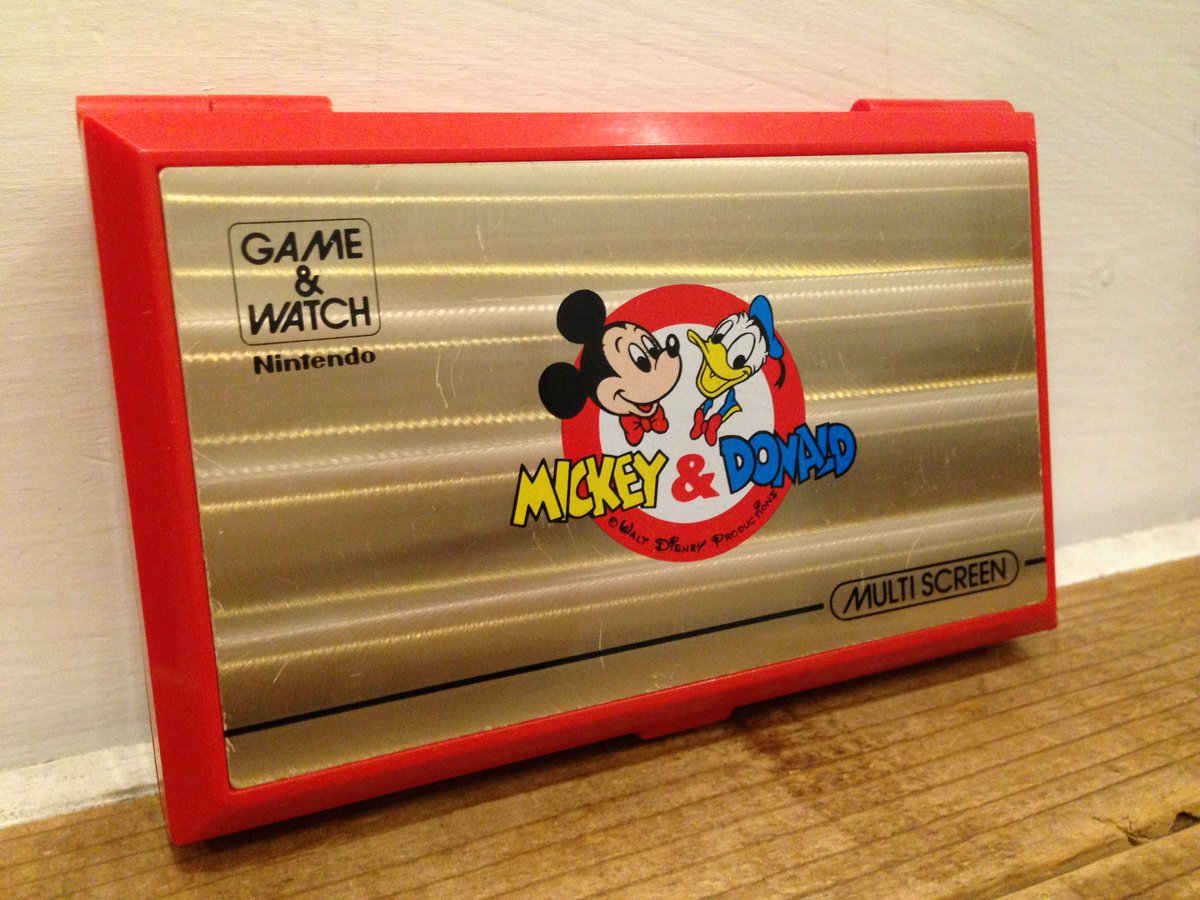 フーリエ倶楽部 名張店 בטוויטר Nintendo Game Watch ミッキー ドナルドが入荷しましたよ B ミッキー とドナルドを上手に操って 火事を阻止するアクションゲームだ ᐛ و