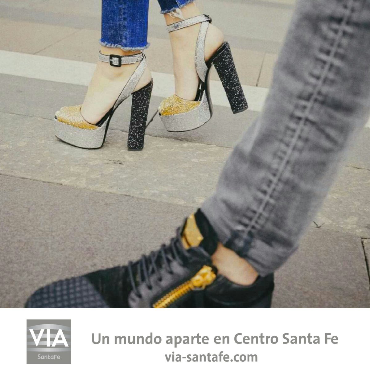 ViaSantaFe's tweet photo. Cada paso que des en la vida, hazlo con el mejor estilo. #TRENDWALKER, compra la nueva colección de #GiuseppeZanotti  en Gran Vía #SantaFe. https://t.co/hDG09Pn6RE
