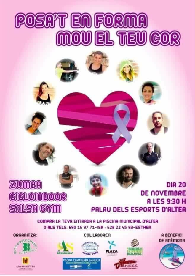 sport_adrenalin's tweet photo. PONTE EN FORMA, MUEVE TU CORAZÓN!El próximo 20 de Noviembre colaboramos con la Asociación Anémona!
ACOMPÁÑANOS! https://t.co/kA0YDTcIw3