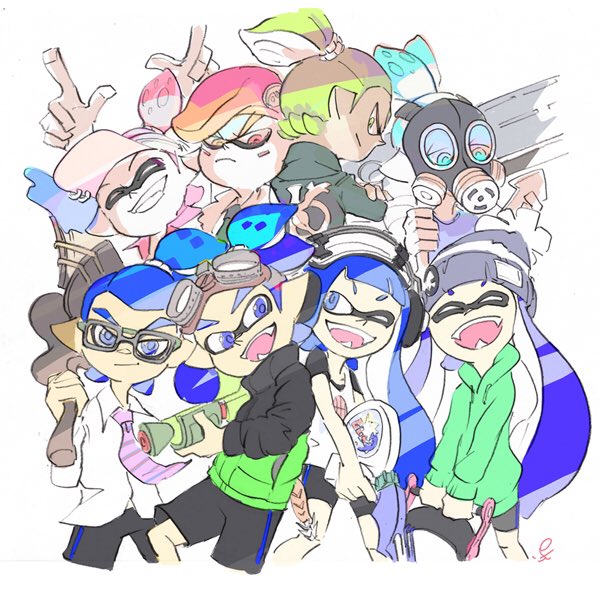 ひのでや参吉 Splatoon 巻発売中 در توییتر とても嬉しいイラストを頂きました 感激