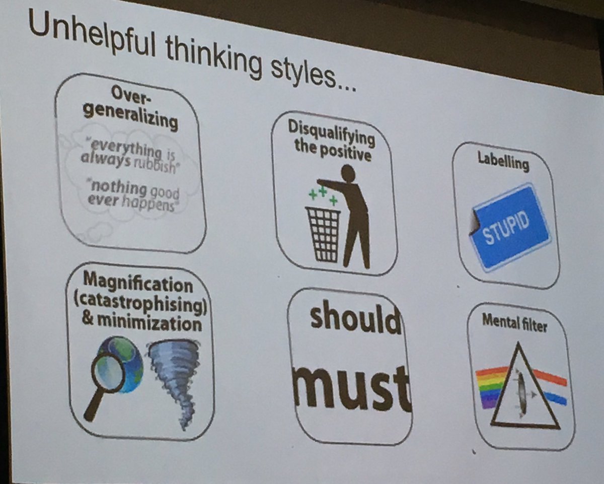 KLWritesPoetry's tweet image. Very helpful #unhelpfulthinkingstyles by #giscounselling for Yr 11s. #whatnottodo #gislearning @DrBrowningGIS