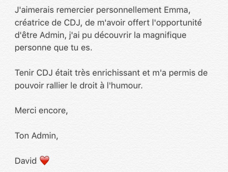CDJuriste's tweet photo. Parce que toutes les bonnes choses ont une fin ❤️MERCI A VOUS TOUS POUR LE SOUTIEN❤️#CDJ #Chroniquedunejuriqte #end #bdd #bordeldedroit https://t.co/MxZB2QTDAD