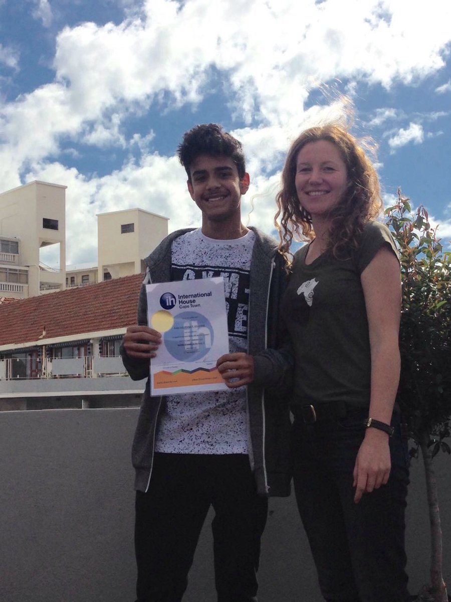 ihcapetown's tweet photo. #Ihcapetown sees hundreds of students graduate with a certificate in English language each month. Happy students are our priority. #SAstudy https://t.co/896zWshl2O