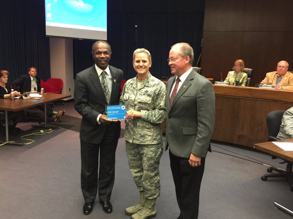 Thanks to the City of #Hampton  &amp; #MayorTuck for the continued partnership and for recognizing #Langley's #100year anniversary