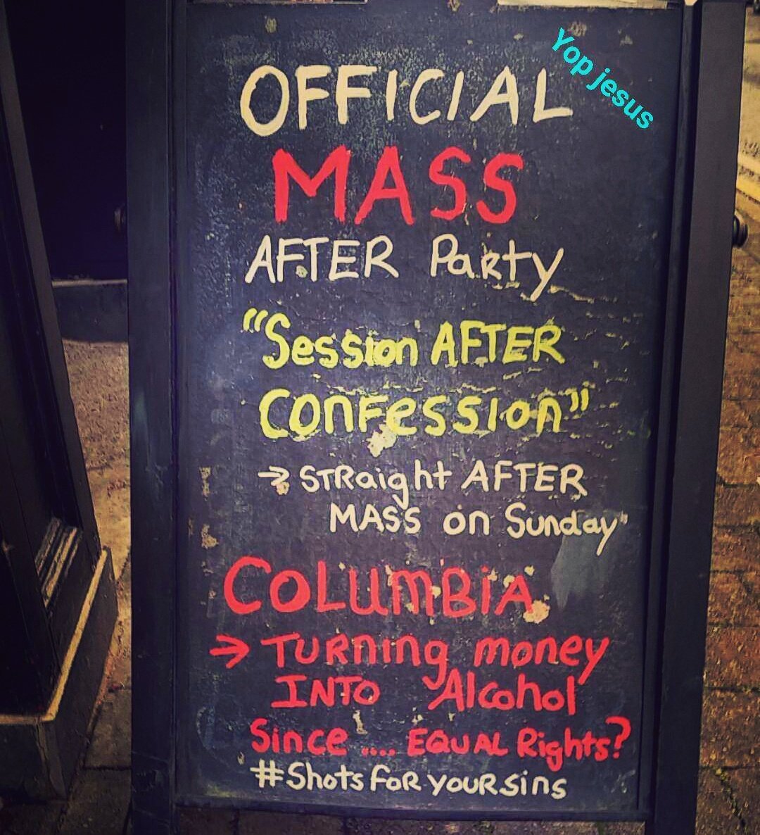 rossbrunton's tweet photo. #mass #columbiabar #afterparty https://t.co/POKU83DSQl