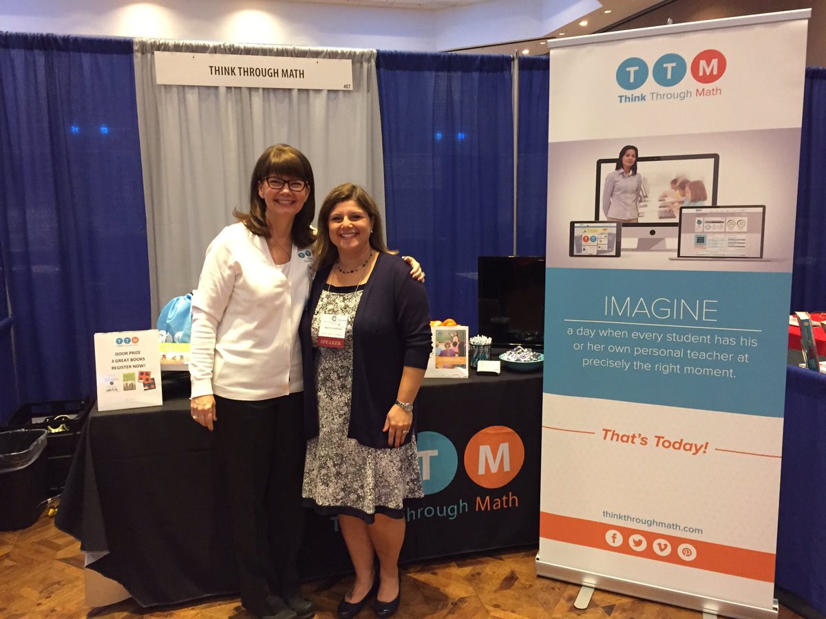 foxinnc's tweet photo. Ready to help your Ss learn to love math in Booth 407. Krista Hannah, GCS TOY on 1:1 and PL at 12:30 in Aud II #ncctm16 @ThinkThruMath https://t.co/xCFAqEjPtY