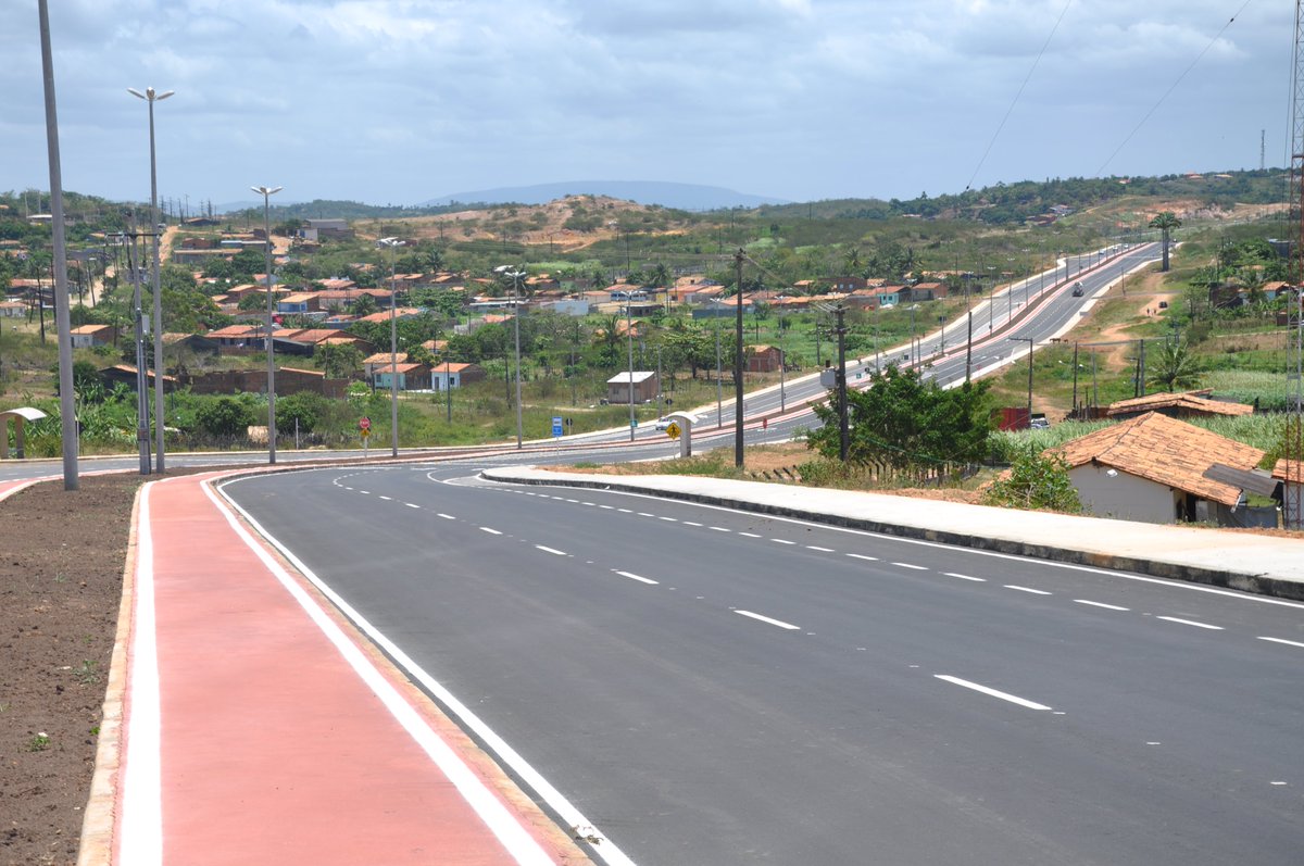 O Governador Inaugura hoje, as 19h,a Avenida Lauro Porto q interliga o entroncamento d BR’s 101 e 235, no município de Nossa Srª do Socorro