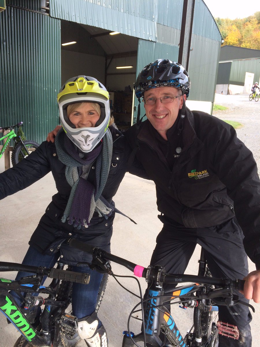 Fantastic morning here <a href="/BikeParkIreland/">Bike Park Ireland</a> with RTE NATIONWIDE'S Anne Cassin &amp; team filming for Lough Derg area <a href="/abcassin/">Anne Cassin</a> <a href="/RTENationwide/">RTÉ Nationwide</a>