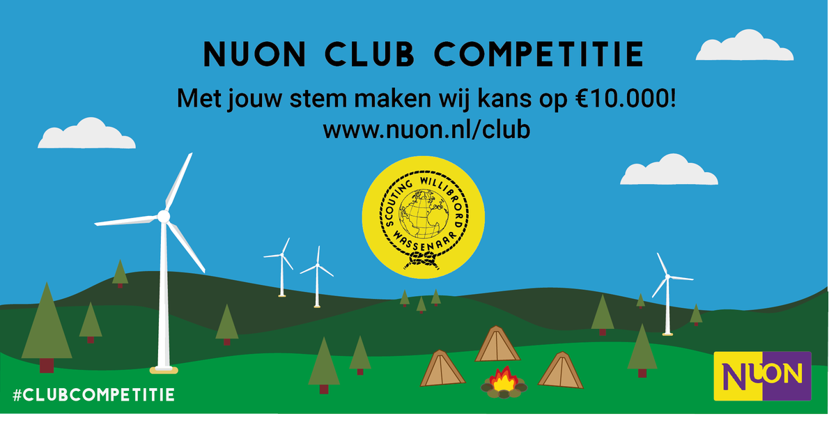 We zijn door naar de finale van de <a href="/Nuon/">Nuon</a> #ClubCompetitie! Stem op onze club via nuon.nl/club en help ons om €10.000,- te winnen!