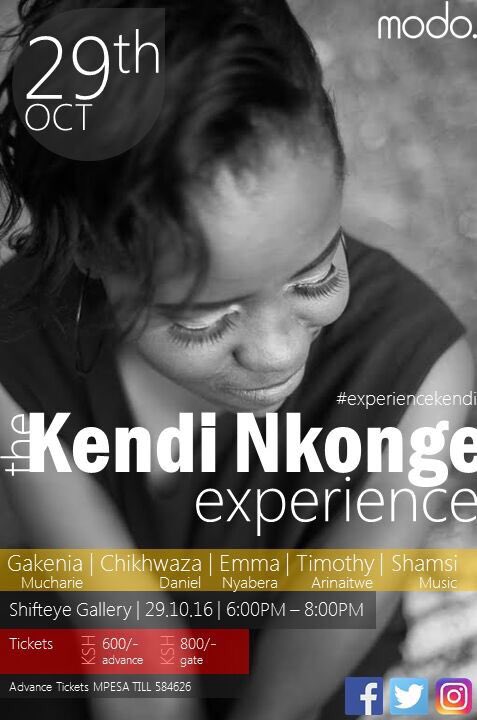 Misskihoro's tweet photo. Three events happening this weekend on the 29th that you should check out. #BYOBKisumu, #ArtForChange and #TheKendiNkongeExperience in Nai. https://t.co/W72SMKdvvs
